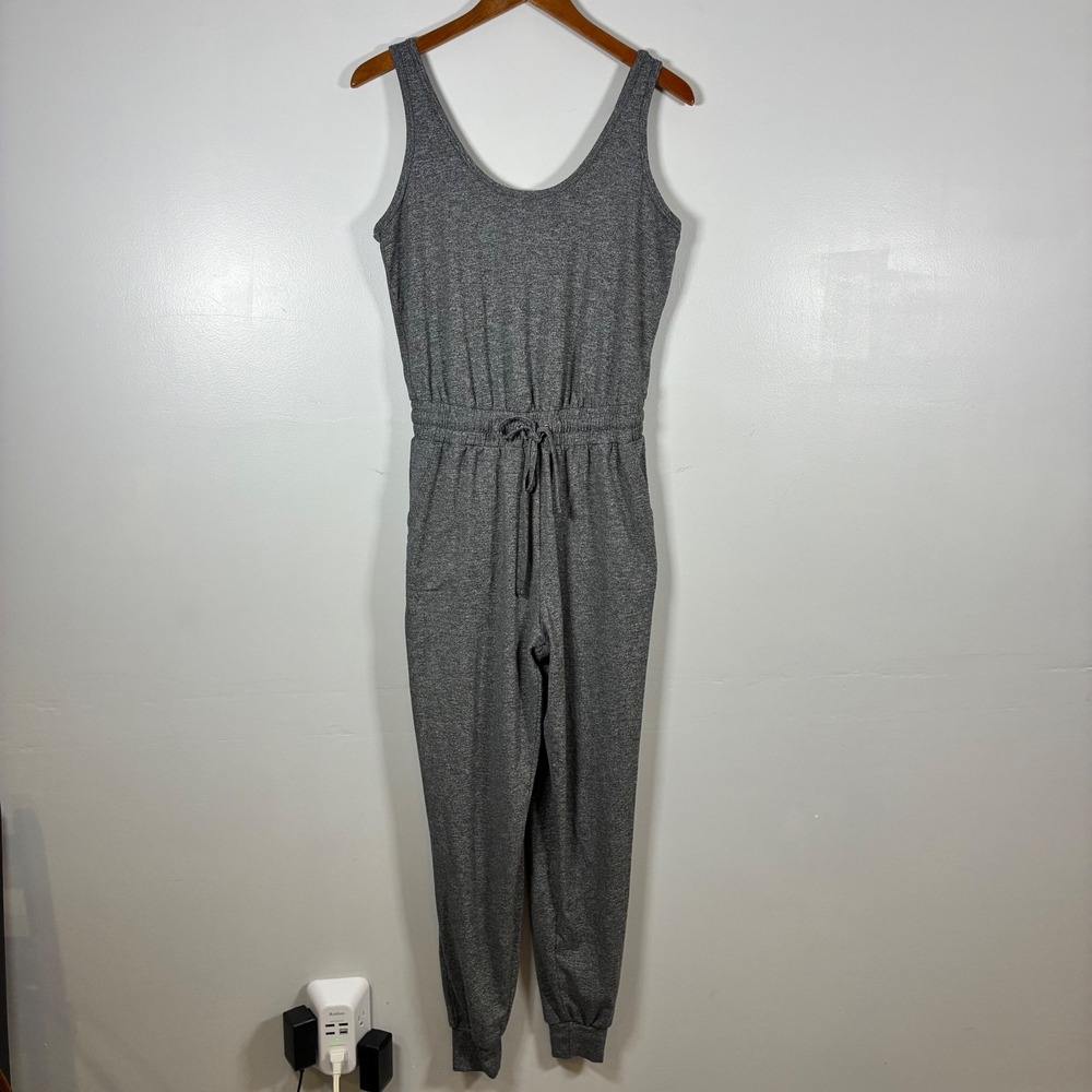 Zobha Jumpsuit S Jogger Athleisure Drawstring Pockets Lounge Yoga Travel Comfy